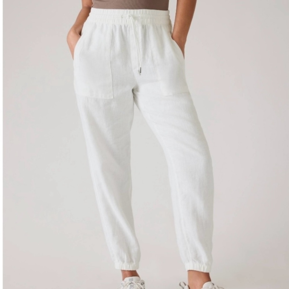 Athleta Cabo Linen Joggers - NWT
